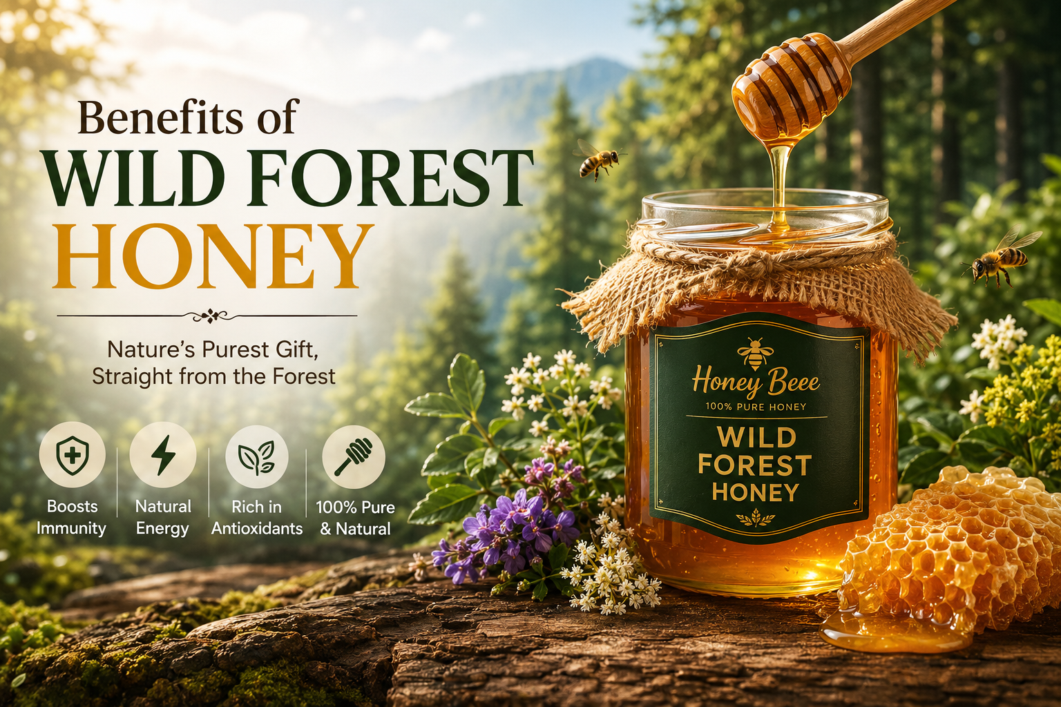 Benefits of Wild Forest Honey: Nature’s Purest Gift